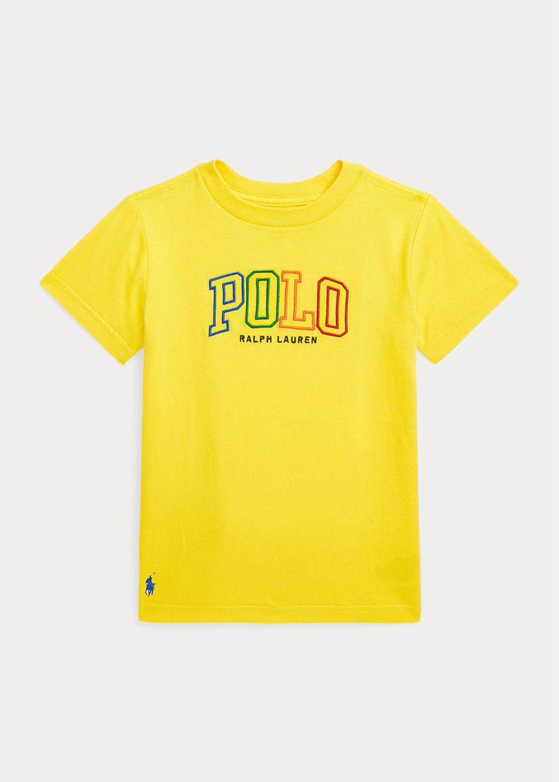 Camiseta Ralph Lauren Niño 1.5-6 Años Logo Cotton Jersey Chile Amarillo JHYBD-5472